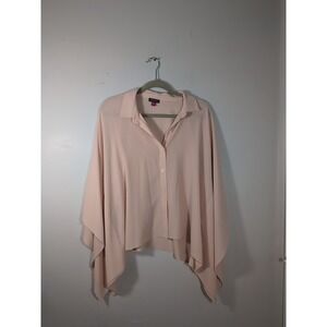 Vince Camuto Women's rose Buff Kimono Sleeve Blouse Small